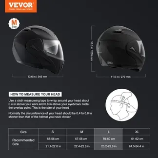 VEVOR Motorradhelm ohne Maske Helmgröße 59-60 cm, ABS Helme mit hoher Dichte & Bluetooth-Kommunikation & Wechselglas Größe L DOT-geprüfter bequemer Motocross-Helm, für Jugendliche & Erwachsene VEVOR Motorradhelm ohne Maske Helmgröße 59-60 cm, ABS Helme mit hoher Dichte & Bluetooth-Kommunikation & Wechselglas Größe L DOT-geprüfter bequemer Motocross-Helm, für Jugendliche & Erwachsene