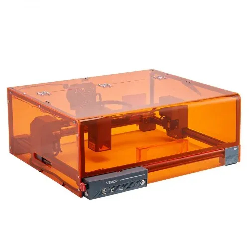 VEVOR Lasergravierer, 20 W, Lasergravur- & Schneidemaschine mit Gehäuse, Laserschneider, Graviermaschine, 7000 mm/min, 300x300 mm Arbeitsbereich, für Holz, Leder, Glas, bestimmte Metalle, Klasse 1 – Bild 10