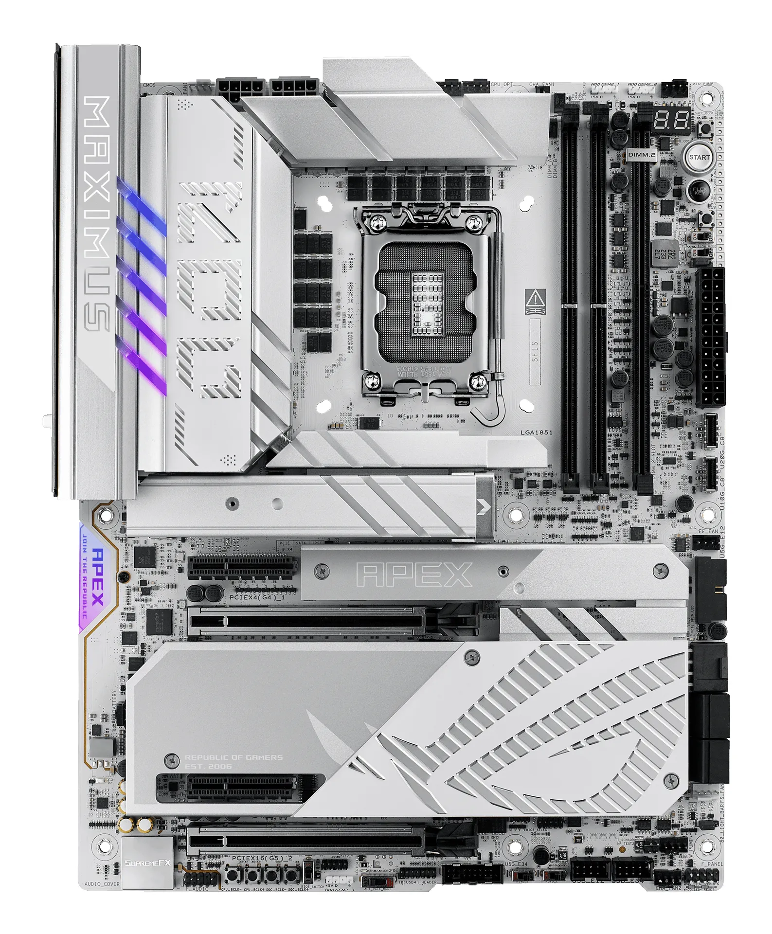 ASUS ROG MAXIMUS Z890 APEX Intel Z890 LGA 1851 (Socket V1) ATX – Bild 2