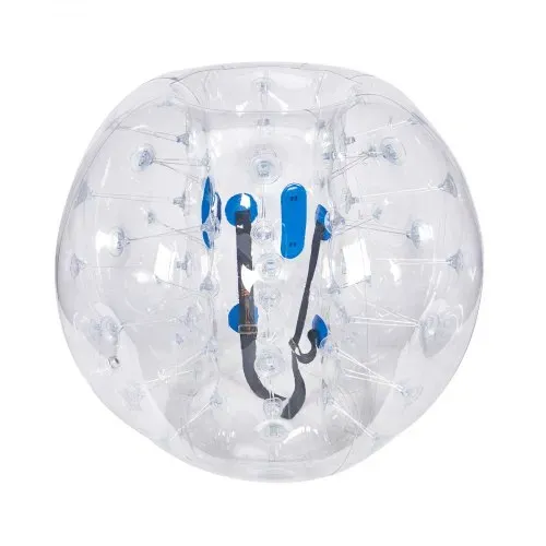 VEVOR Aufblasbarer Bump Ball Bumper Stoßball 1 Stk. 1,2 m x 1,03 m, Menschlicher Kollisionsball, PVC-Körperblasen-Bounce-Ball für Outdoor-Aktivitäten, Transparente Punkte Aufblasbarer Bumper Ball – Bild 8