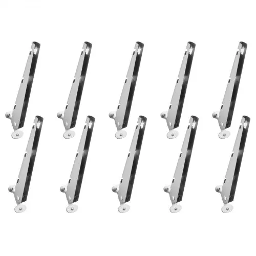 VEVOR Übersteigschutz Zaunerhöhung, 10er-Pack, Stacheldrahtabweiser 310x100x55 mm flach oder oberflächenmontiert, Stacheldrahthalter aus Stahl, ideal für Gärten, Bauernhöfe & Hinterhofzäune VEVOR Übersteigschutz Zaunerhöhung, 10er-Pack, Stacheldrahtabweiser 310x100x55 mm flach oder oberflächenmontiert, Stacheldrahthalter aus Stahl, ideal für Gärten, Bauernhöfe & Hinterhofzäune
