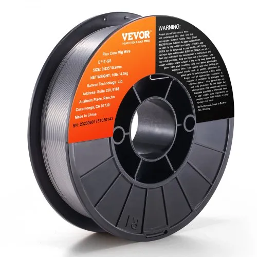 VEVOR 1 Rolle Fülldraht E71T-GS 0,9 mm 4,5 kg MIG/MAG-Schweißdraht 200 mm Spulendurchmesser Schweißdrahtrolle 560 Mpa Zugfestigkeit Fülldrahtschweißen ohne Schutzgas VEVOR 1 Rolle Fülldraht E71T-GS 0,9 mm 4,5 kg MIG/MAG-Schweißdraht 200 mm Spulendurchmesser Schweißdrahtrolle 560 Mpa Zugfestigkeit Fülldrahtschweißen ohne Schutzgas