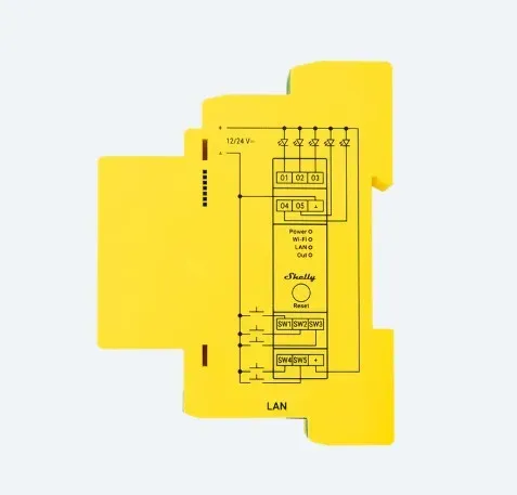 Shelly · Hutschiene · "Pro RGBWW PM" · LED Lichtcontroller · Messfunktion · WLAN · LAN · BT – Bild 4