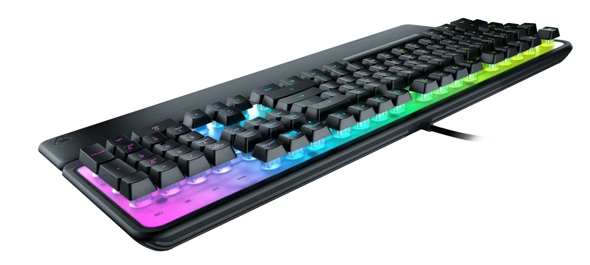 Turtle Beach Magma - Membrane RGB Gaming Keyboard mit Membrantasten, Advanced Anti-Ghosting, Easy-Shift Technologie, RGB-Beleuchtung, abnehmbare Handballenauflage – Bild 3