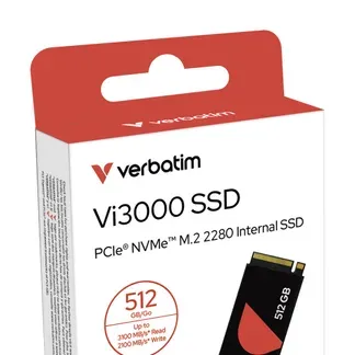 Verbatim Vi3000 512 GB M.2 PCI Express 3.0 NVMe Verbatim Vi3000 512 GB M.2 PCI Express 3.0 NVMe
