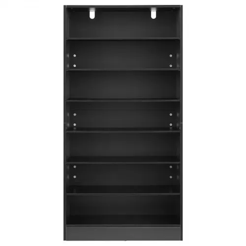VEVOR DVD-Regal mit 7 Fächern, Medienregal Standregal 70 x 30 x 140 cm, Platzsparendes Aufbewahrungsregal für CDs DVDs Bücher Spiele-Discs, Bücherregal für Wohnzimmer/Homeoffic/Aufnahmeraum, Schwarz – Bild 9