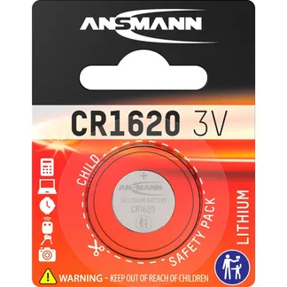 Lithium Knopfzelle CR-1620, Batterie Lithium Knopfzelle CR-1620, Batterie