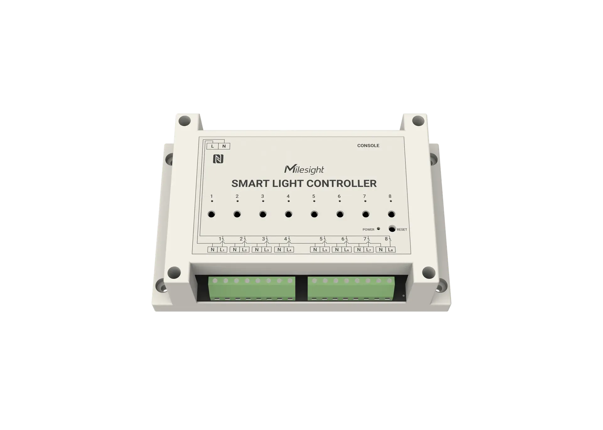 Milesight IoT Smart Light Controller, WS558-868M-LN LoRaWAN / 16A max. / 8 out Milesight IoT Smart Light Controller, WS558-868M-LN LoRaWAN / 16A max. / 8 out