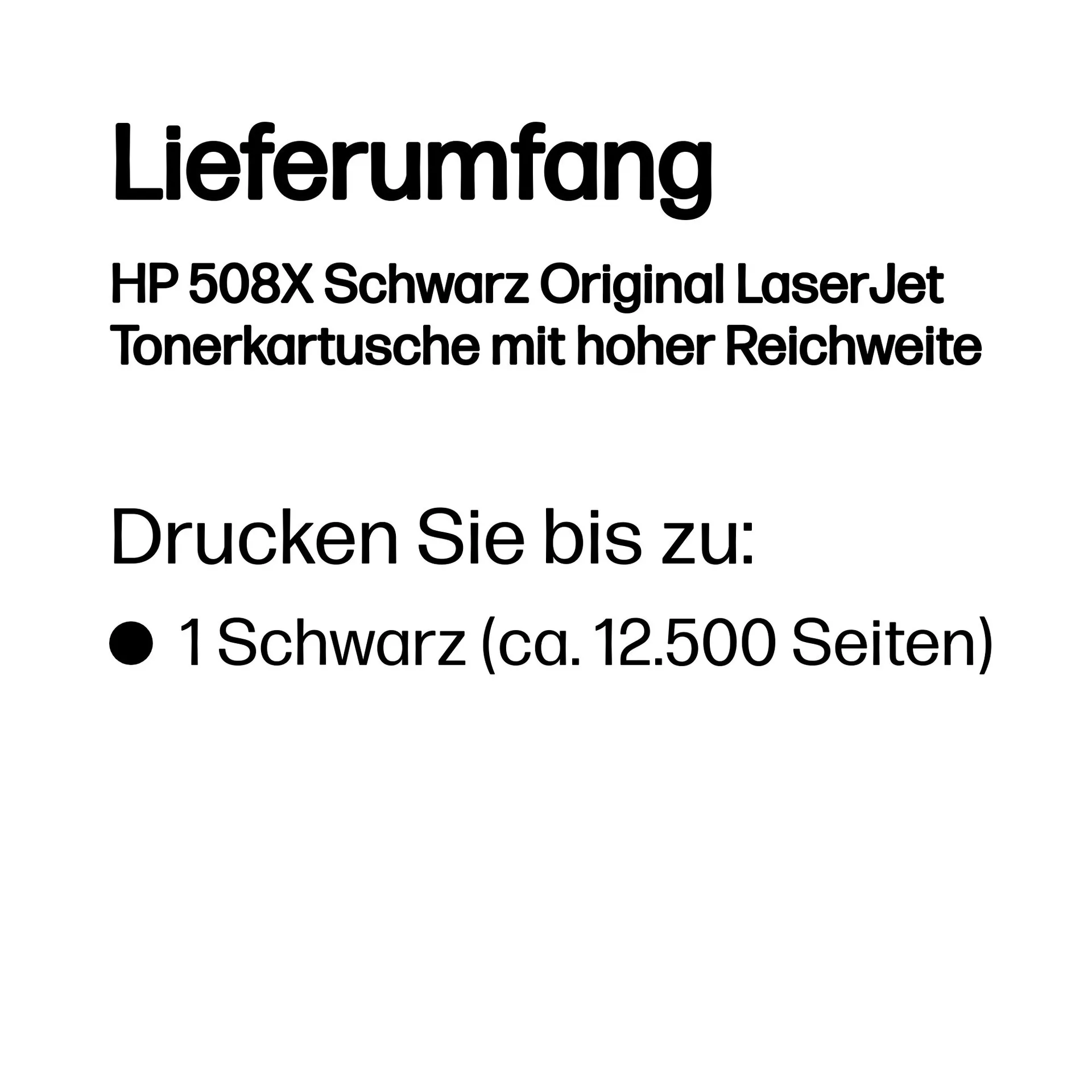 HP 508X Schwarz Original LaserJet Tonerkartusche mit hoher Reichweite – Bild 3
