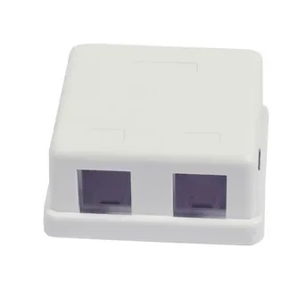 Keystone, Modulträger, AP Dosen für 2xTP-Modul, Reinweiss, Synergy 21, Keystone, Modulträger, AP Dosen für 2xTP-Modul, Reinweiss, Synergy 21,