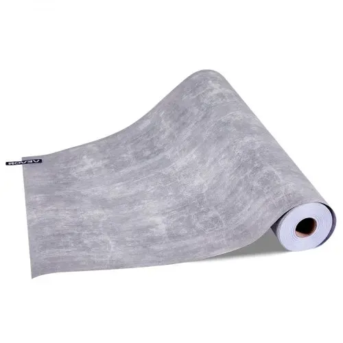 VEVOR Tapete selbstklebend, 45 cm x 15 m, Wandtapete, Klebefolie in Industrie-Stil, Möbelfolie, Möbelaufkleber, dekorative Tapetenrolle für Schlafzimmer, Küche, Büro, Badezimmer, dunkelgrau – Bild 9