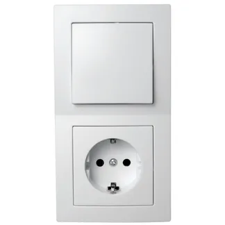 Schalter und Steckdosen Set McPower Flair “Tür 2-fach“, weiß, 3-teilig Schalter und Steckdosen Set McPower Flair “Tür 2-fach“, weiß, 3-teilig