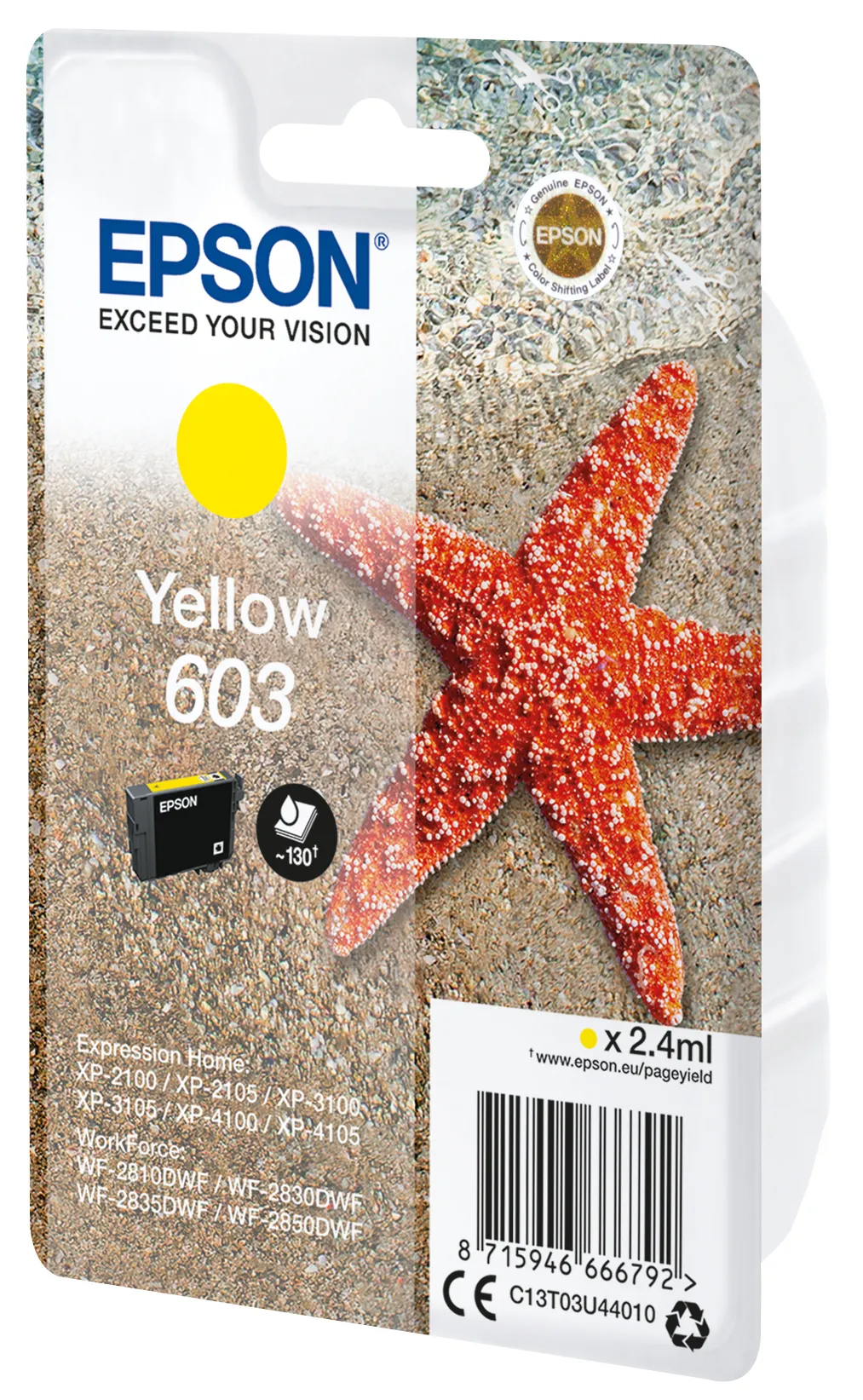Epson Singlepack Yellow 603 Ink – Bild 2