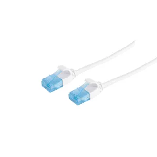 Patchkabel RJ45, CAT6 250Mhz, 0.3m weiss, UTP(U/UTP) PVC, slimline d=3,5mm, Patchkabel RJ45, CAT6 250Mhz, 0.3m weiss, UTP(U/UTP) PVC, slimline d=3,5mm,