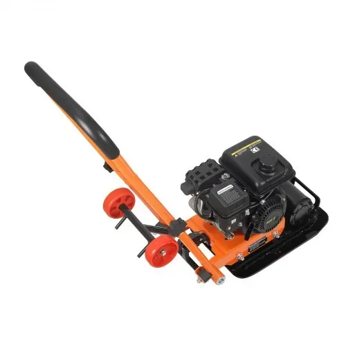 VEVOR Benzin Rüttelplatte, 2 PS (79 CC) Motor, 5250 U/min Vibrationsstampfer, Verdichter 8 kN Verdichtungsdruck, 410x315 mm Platte, Handgeführte Rütteler für Pflasterarbeiten, Asphalt & Fundamente – Bild 10