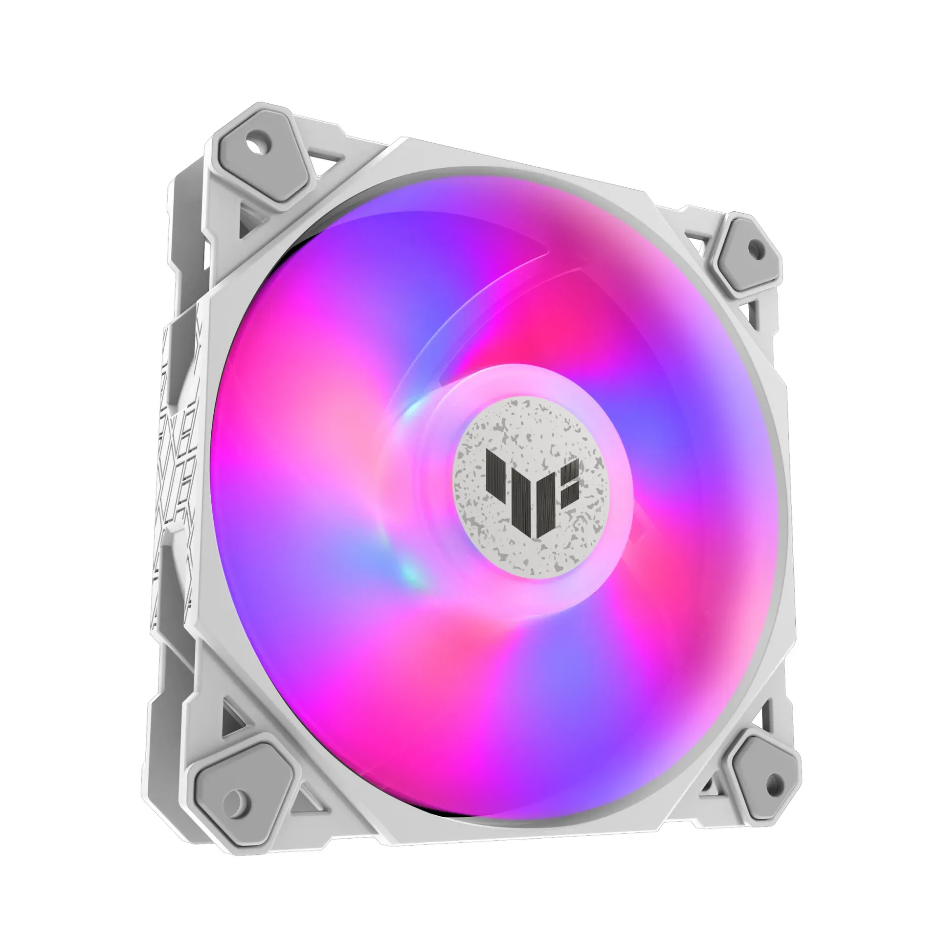 ASUS TUF GAMING TF120 ARGB WHITE EDITION Computergehäuse Luftkühlung 12 cm Weiß 1 Stück(e) – Bild 4