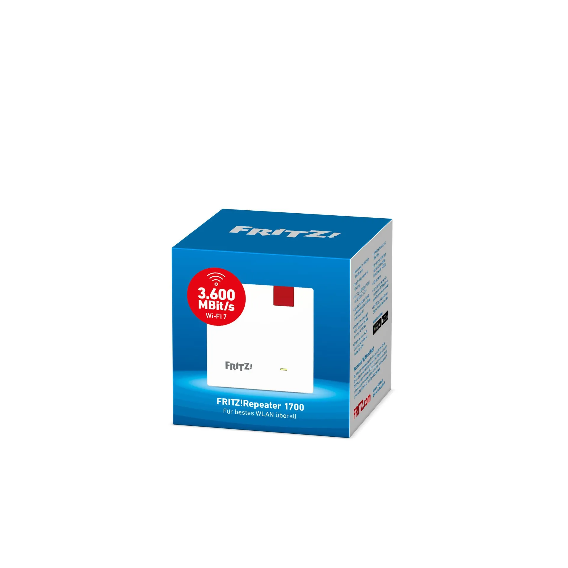 FRITZ! 20003134 Mesh-WLAN-System Dual-Band (2,4 GHz/5 GHz) Wi-Fi 7 (802.11be) Rot, Weiß 1 Intern – Bild 6