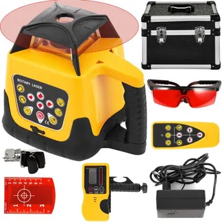 VEVOR Rot Professional Rotationslaser max. Arbeitsbereich 100 m, 360 Rotary Laser Level Wasser- und staubdicht außenbereich Arbeitszeit 20 Stunden in Handwerkerkoffer 2 kg Fernbedienung Yellow Shell VEVOR Rot Professional Rotationslaser max. Arbeitsbereich 100 m, 360 Rotary Laser Level Wasser- und staubdicht außenbereich Arbeitszeit 20 Stunden in Handwerkerkoffer 2 kg Fernbedienung Yellow Shell