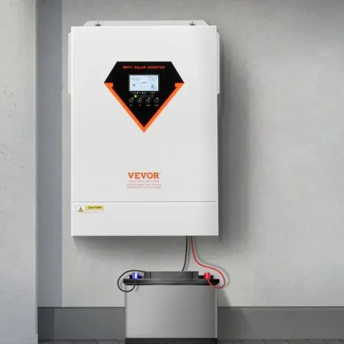 VEVOR Hybrid-Solarwechselrichter, 6000 W, All-in-One-Sinus-Wechselrichter mit Ladegerät, 48 V DC auf einphasig 220/230 V AC, mit integriertem 120-A-MPPT-Solarladeregler, für netzunabhängige Blei-Säure-Lithium-Batteriesysteme – Bild 7