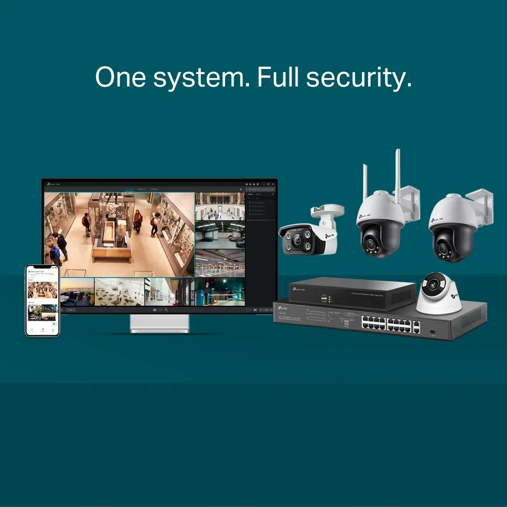 VIGI by tp-link 4MP Full-Color Wi-Fi Pan/Tilt Network Camera - VIGI C540-W(4mm) – Bild 7