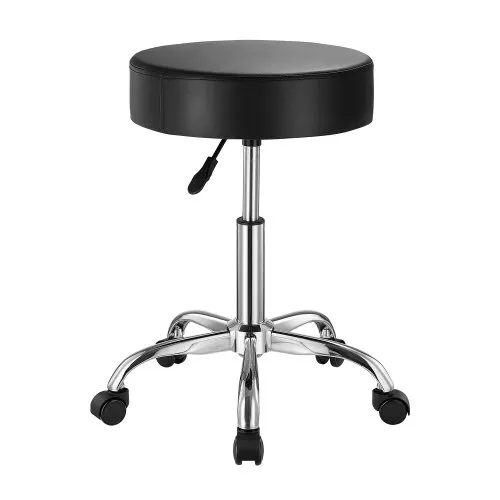 VEVOR Sattelhocker Rollhocker 204 kg belastbarer höhenverstellbarer (55-71 cm) Drehhocker Arbeitshocker PU-Leder-Drehsattelstuhl für Salon Spa Massage Klinik Schwarz VEVOR Sattelhocker Rollhocker 204 kg belastbarer höhenverstellbarer (55-71 cm) Drehhocker Arbeitshocker PU-Leder-Drehsattelstuhl für Salon Spa Massage Klinik Schwarz