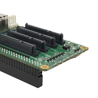 Raspberry 4 SATA HAT Quad NAS Platine für Netzwerkspeicher Raspberry 4 SATA HAT Quad NAS Platine für Netzwerkspeicher