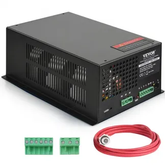VEVOR CO2-Laser-Netzteil, Power Supply 150 W Laserröhren-Netzteil, Konstantstrom- und Leerlaufschutz, schnelle Wärmeableitung, kompatibel mit Lasergravierern und -schneidern VEVOR CO2-Laser-Netzteil, Power Supply 150 W Laserröhren-Netzteil, Konstantstrom- und Leerlaufschutz, schnelle Wärmeableitung, kompatibel mit Lasergravierern und -schneidern