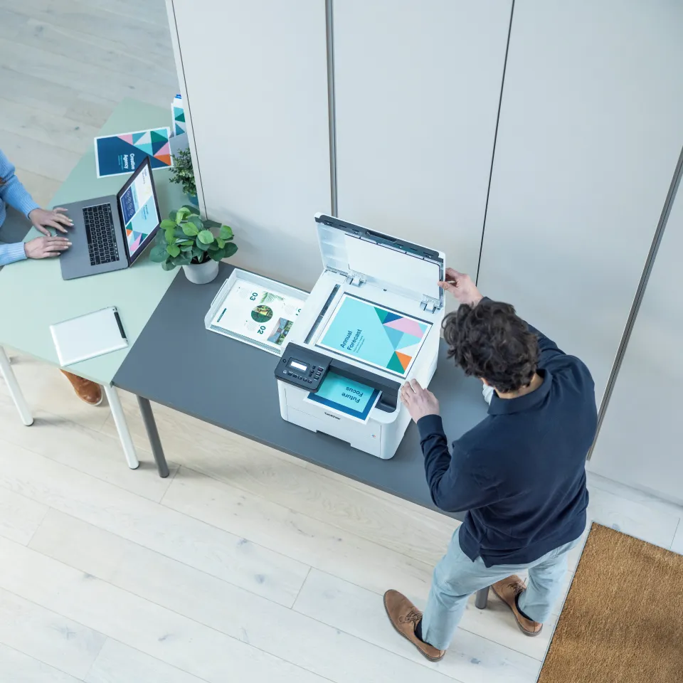 Brother DCP-L3520CDW Multifunktionsdrucker LED A4 2400 x 600 DPI 18 Seiten pro Minute WLAN – Bild 2