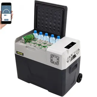 VEVOR 30L Autokühlschrank Kompressorkühlbox Edelstahl Urlaub Isolierbox Mini Kühlschrank Kühlbox Auto und Steckdose VEVOR 30L Autokühlschrank Kompressorkühlbox Edelstahl Urlaub Isolierbox Mini Kühlschrank Kühlbox Auto und Steckdose