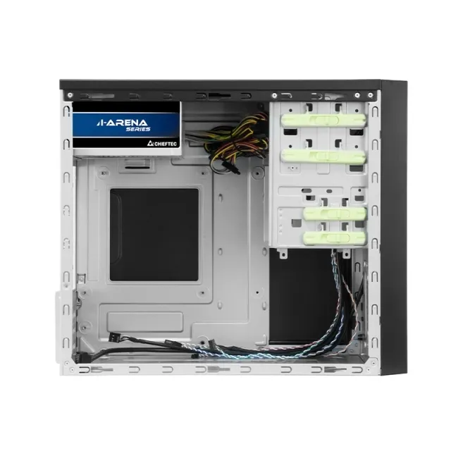 Chieftec CT-01B-350GPB Computer-Gehäuse Mini Tower Schwarz 350 W – Bild 2