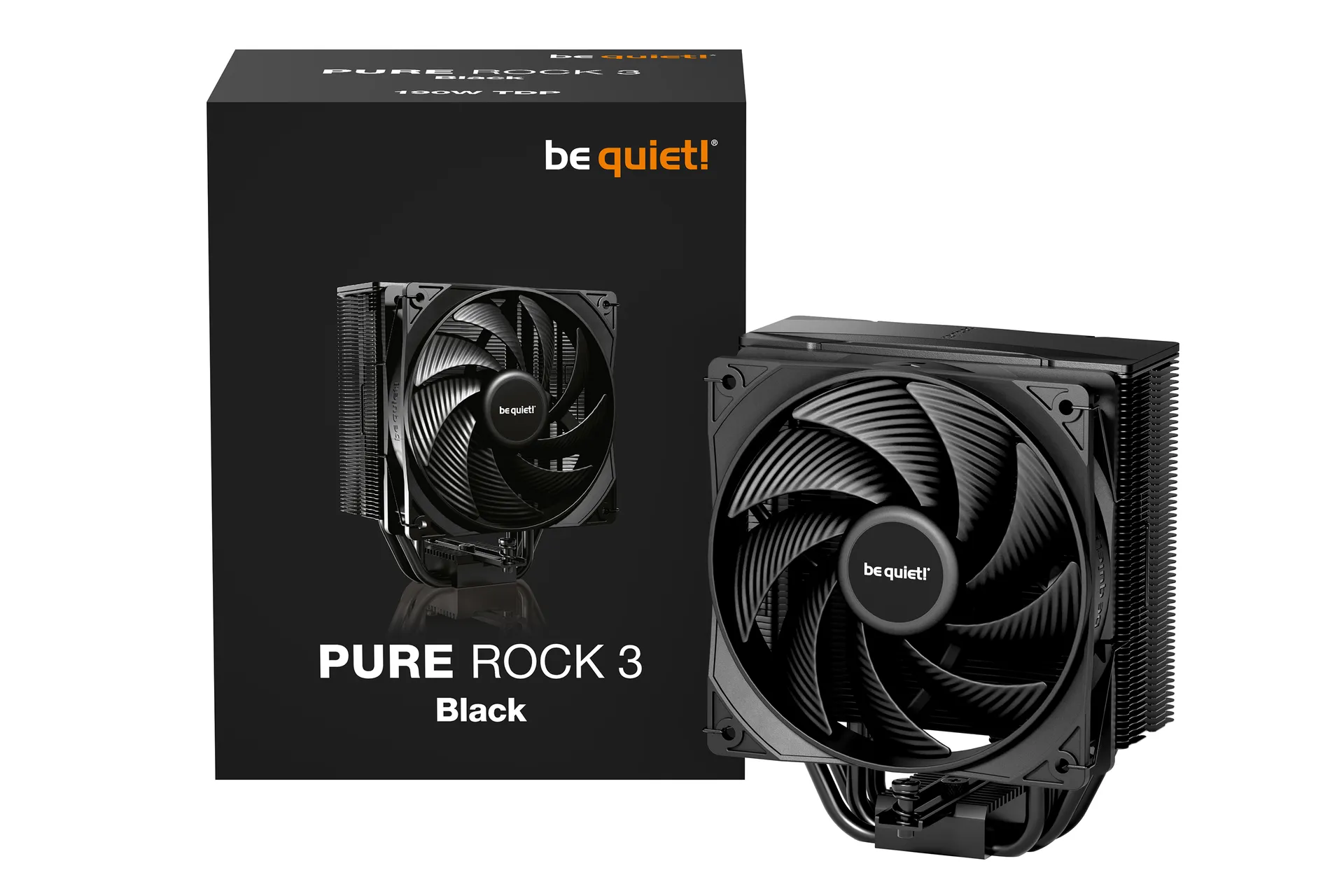be quiet! Pure Rock 3 Black Prozessor Luftkühlung 12 cm Schwarz 1 Stück(e) – Bild 5