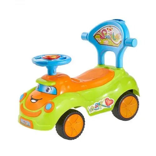 VEVOR Rutschauto, 830 x 420 x 880 mm Rutscher, Schub Car mit Schutzgeländer, Griff & Stauraum unter dem Sitz, Lauflerngerät 25 kg Tragkraft, Lauflernhilfe für Kleinkinder von 19 bis 36 Monaten – Bild 9