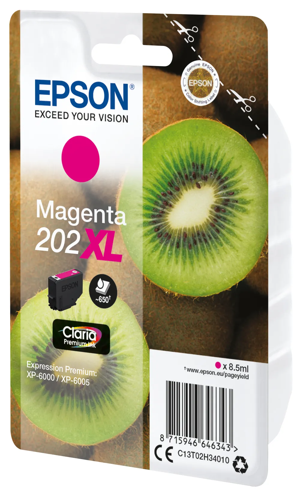Epson Kiwi Singlepack Magenta 202XL Claria Premium Ink – Bild 2