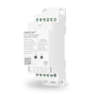 Synergy 21 LED Controller 5 in 1 Track LED Controller Single colour/CCT/RGB/RGB-W/RGB-WW) DC12/24V ZigBee 3.0+2.4GHz *Milight/Miboxer* Synergy 21 LED Controller 5 in 1 Track LED Controller Single colour/CCT/RGB/RGB-W/RGB-WW) DC12/24V ZigBee 3.0+2.4GHz *Milight/Miboxer*