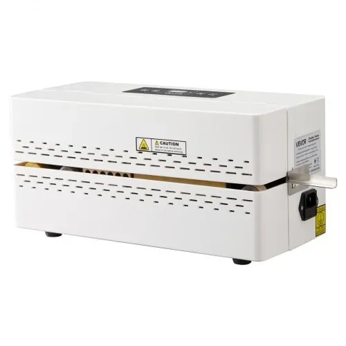 VEVOR Versiegelungsmaschine, 8-12 mm Siegelbreite, Automatischer Durchlaufbandschweißer mit digitaler Temperaturregelung, Abschaltautomatik, Heißsiegelgerät für 0,06-0,2 mm Plastiktüten – Bild 8