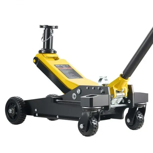 VEVOR Hydraulischer Rangierwagenheber 3 t Tragkraft, Wagenheber aus Aluminium & Stahl mit Doppelkolben-Schnellhubpumpe & Verlängerungssäule, Autoheber für SUVs, 15–59 cm Hubbereich Rennwagenheber – Bild 9