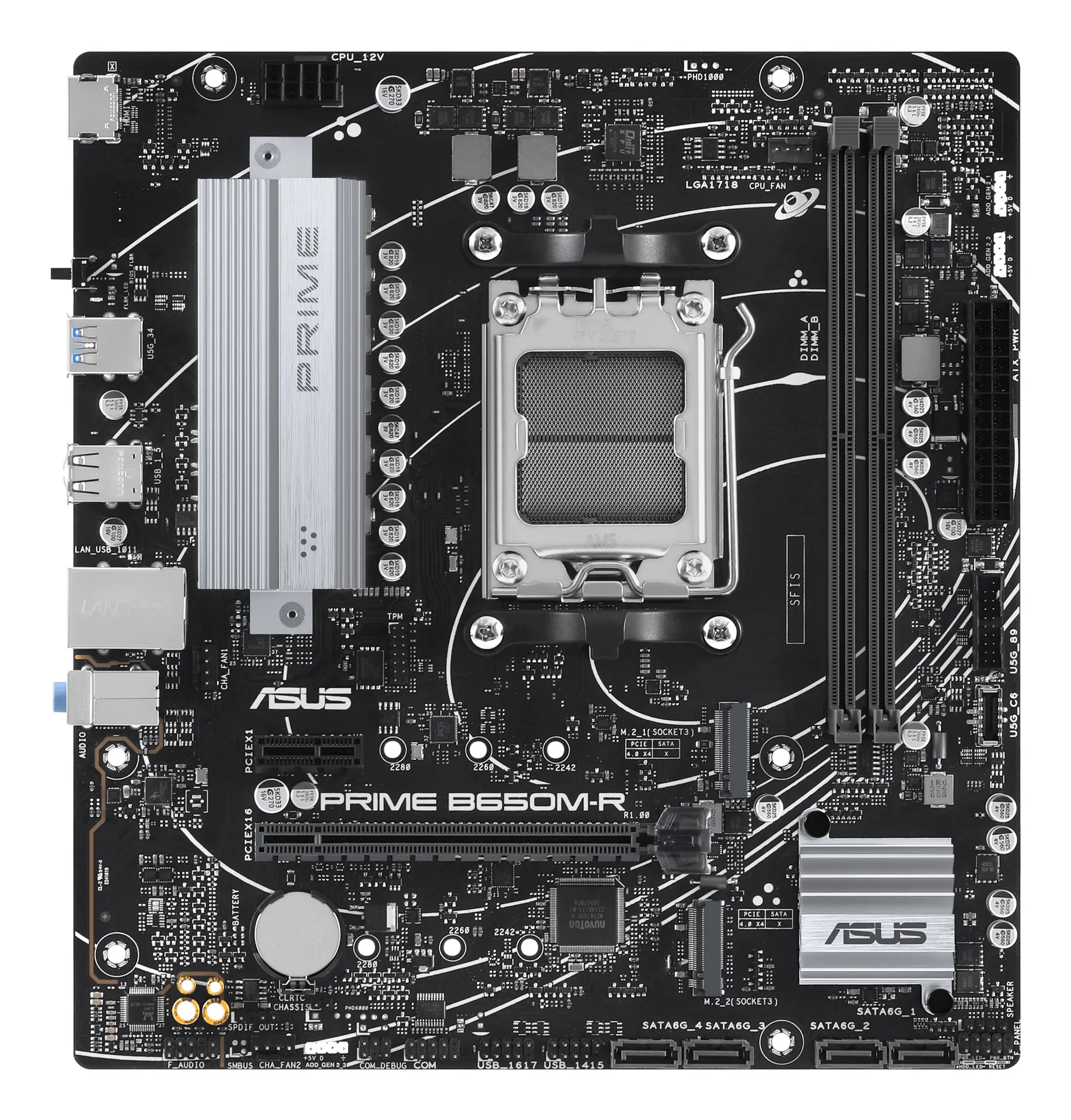 ASUS PRIME B650M-R AMD B650 Sockel AM5 micro ATX – Bild 2