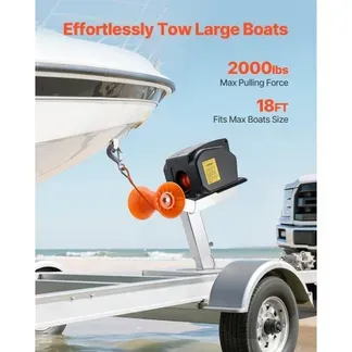 VEVOR Elektrische Seilwinde, 12 V DC 300 W, umkehrbare Bootwinde für Boote bis 900 kg, Power-In-, Power-Out- & Freilaufbetrieb für Boote mit kabelgebundener Fernbedienung & Handkurbel VEVOR Elektrische Seilwinde, 12 V DC 300 W, umkehrbare Bootwinde für Boote bis 900 kg, Power-In-, Power-Out- & Freilaufbetrieb für Boote mit kabelgebundener Fernbedienung & Handkurbel