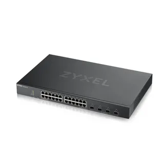 Zyxel Switch smart managed Layer2 28 Port • 24x 1 GbE • 4x SFP+ • 19″ • Lüfterlos • NebulaFlex • XGS1935-28 Zyxel Switch smart managed Layer2 28 Port • 24x 1 GbE • 4x SFP+ • 19″ • Lüfterlos • NebulaFlex • XGS1935-28