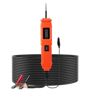 VEVOR Kfz Stromkreistester Elektroprüfer mit Stromkreissonde & LED-Bildschirm & Beleuchtung, 6–36 DCV Spannungsprüfer mit 4 m Kabel & ABS-Gehäuse, elektrischer Detektorfinder Stromkreisprüfer VEVOR Kfz Stromkreistester Elektroprüfer mit Stromkreissonde & LED-Bildschirm & Beleuchtung, 6–36 DCV Spannungsprüfer mit 4 m Kabel & ABS-Gehäuse, elektrischer Detektorfinder Stromkreisprüfer