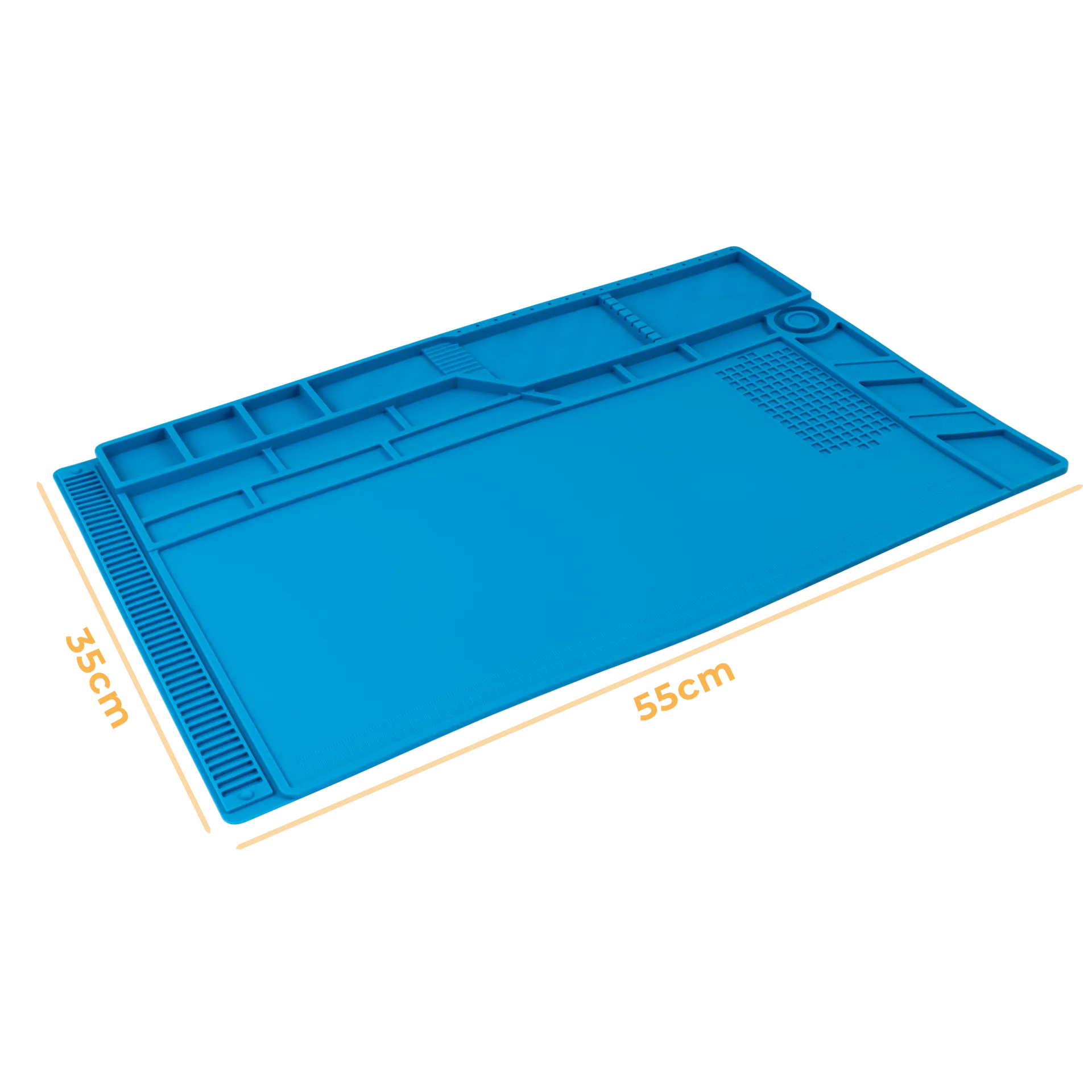 Silikon-Lötmatte McPower ''LM-18'' 55x35cm, Hitzebeständig, Antistatisch – Bild 4