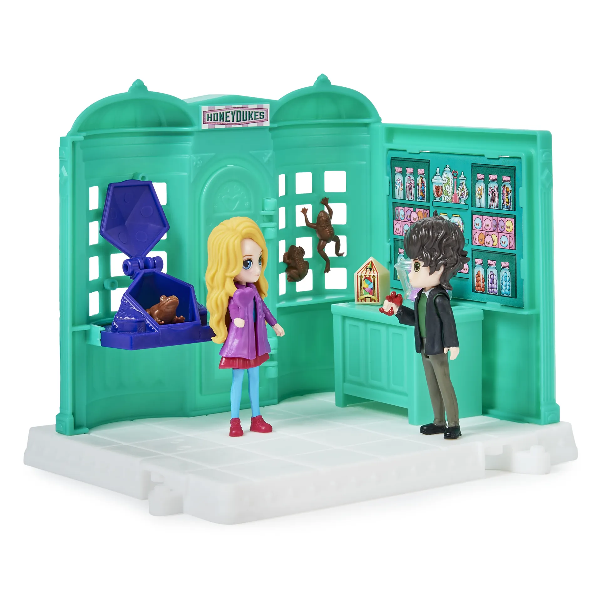 Wizarding World Harry Potter – Honeydukes (Honigtopf) Spielset mit Luna Lovegood und Neville Longbottom Sammelfiguren Wizarding World Harry Potter – Honeydukes (Honigtopf) Spielset mit Luna Lovegood und Neville Longbottom Sammelfiguren