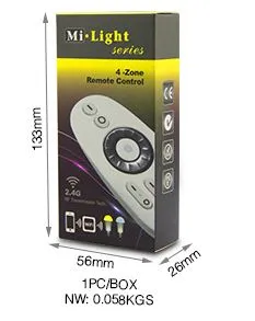 MiBoxer FUT006 LED Fernbedienung single color 4 Zonen – Bild 3
