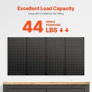 VEVOR Werkzeugwand, 61 x 30 cm, 4er-Set, Stahl-Stecktafel-Wand-Organizer, Werkzeuglochwand für Wohnzimmer, Garage, Werkzeugaufbewahrung, Werkbank, Büroorganisation, Bastelraum, Küche, Zuhause, schwarz VEVOR Werkzeugwand, 61 x 30 cm, 4er-Set, Stahl-Stecktafel-Wand-Organizer, Werkzeuglochwand für Wohnzimmer, Garage, Werkzeugaufbewahrung, Werkbank, Büroorganisation, Bastelraum, Küche, Zuhause, schwarz