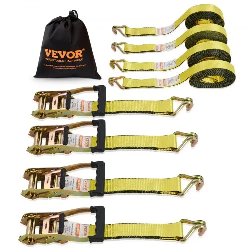 VEVOR 4er-Set Spanngurt 0,05 x 8 m Zurrgurt 4536 kg Ratschenzurrgurt Polyester-Gurt und Kohlenstoffstahl-Haken Befestigungsgurt Ratschenspanngurt Ideal für Motorräder Fahrräder Kajaks UTV Boote ATV VEVOR 4er-Set Spanngurt 0,05 x 8 m Zurrgurt 4536 kg Ratschenzurrgurt Polyester-Gurt und Kohlenstoffstahl-Haken Befestigungsgurt Ratschenspanngurt Ideal für Motorräder Fahrräder Kajaks UTV Boote ATV