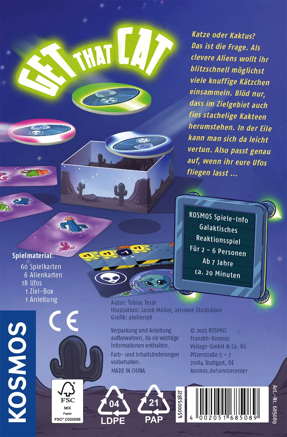 Kosmos 47855945 Brettspiel 20 min Kartenspiel Reisen/Abenteuer – Bild 2