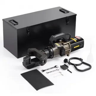 VEVOR Elektrischer hydraulischer Bewehrungsbieger, tragbare 2000-W-Bewehrungsbiegemaschine, Biegen von bis zu 20–32 mm innerhalb von 5 Sekunden, Bewehrungsmaschine mit Werkzeugkoffer-Ölkanne VEVOR Elektrischer hydraulischer Bewehrungsbieger, tragbare 2000-W-Bewehrungsbiegemaschine, Biegen von bis zu 20–32 mm innerhalb von 5 Sekunden, Bewehrungsmaschine mit Werkzeugkoffer-Ölkanne