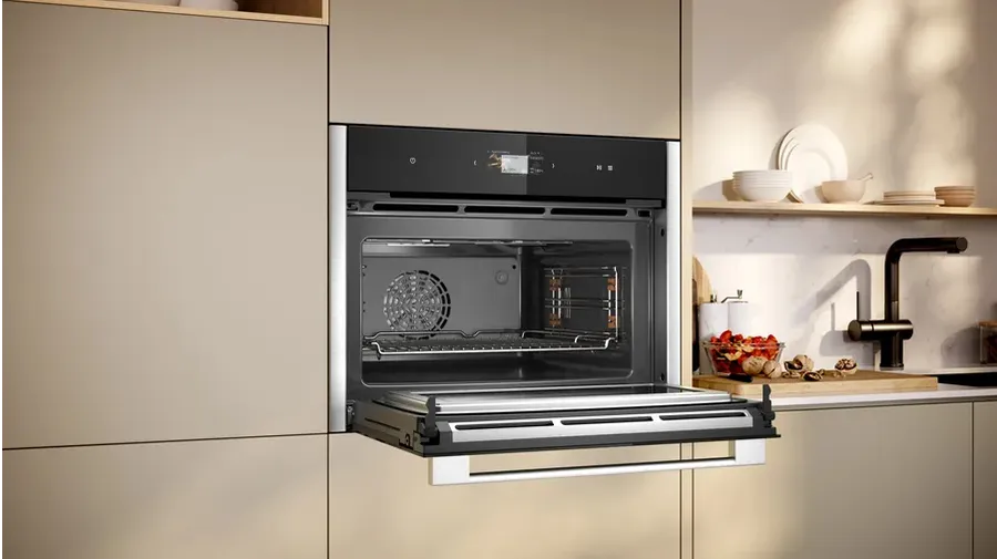 Neff N 90 C24MS31N0 Backofen 45 l 3600 W Schwarz, Edelstahl – Bild 4