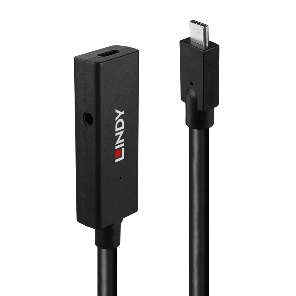 Lindy 43364 USB Kabel USB 3.2 Gen 2 (3.1 Gen 2) 5 m USB C 10 Gbit/s Schwarz Lindy 43364 USB Kabel USB 3.2 Gen 2 (3.1 Gen 2) 5 m USB C 10 Gbit/s Schwarz