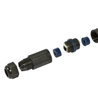 TP-TP Kupplung,RJ45 CAT6A, IP68 Outdoor, bis 3-8mm – bestehende RJ45 Stecker verwenden, Synergy21, TP-TP Kupplung,RJ45 CAT6A, IP68 Outdoor, bis 3-8mm – bestehende RJ45 Stecker verwenden, Synergy21,